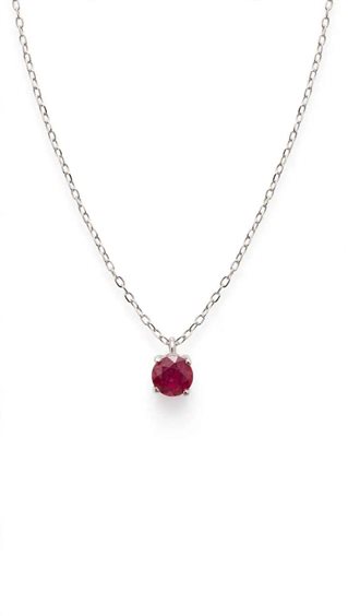 Collar Demetra Mujer in Oro blanco Rubino 032.R.F.030.W.B1 - 032.R.F.030.W.B1